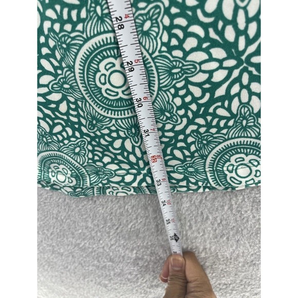 LOLA by AFG Women's Dress Pullover Green Short Sleeve A Line Activewear Small - Picture 5 of 10